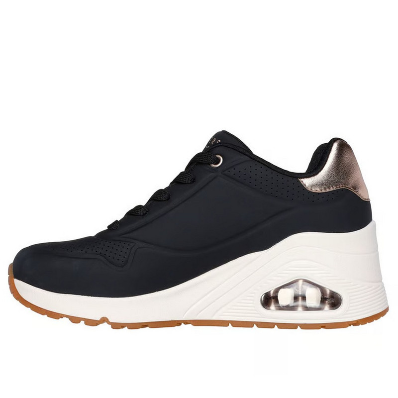 ZAPATILLAS SKECHERS UNO WEDGE - ESCALERAS HI 177520-BLK MUJER - 2
