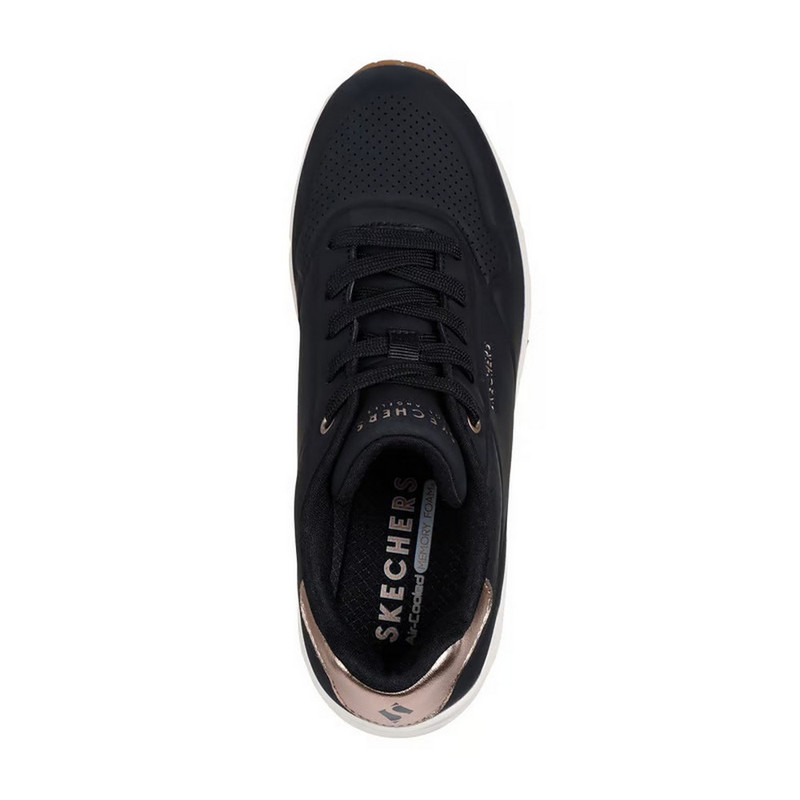 ZAPATILLAS SKECHERS UNO WEDGE - ESCALERAS HI 177520-BLK MUJER - 4