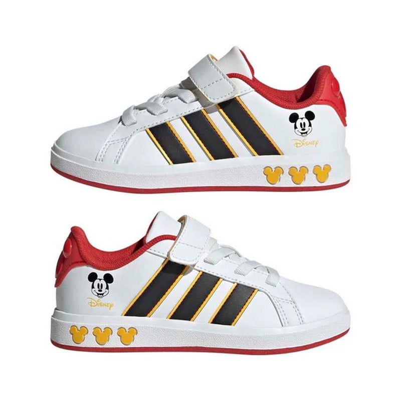 ZAPATILLAS ADIDAS DISNEY MICKEY MOUSE GRAND COURT JQ8067 NIÑOS - 4