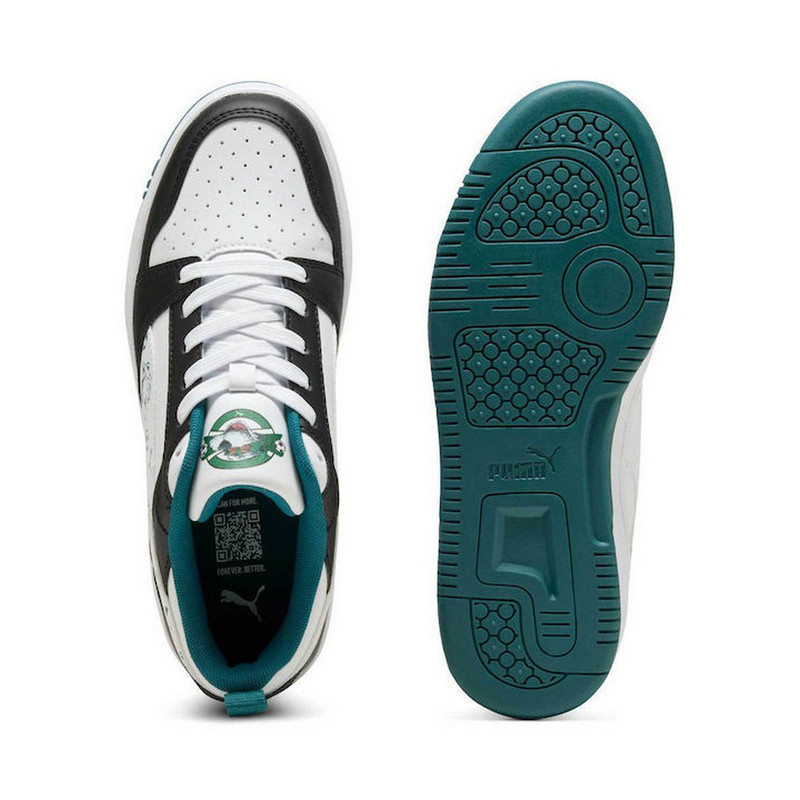 ZAPATILLAS PUMA REBOUND V6 406119-01 NIÑOS - 4