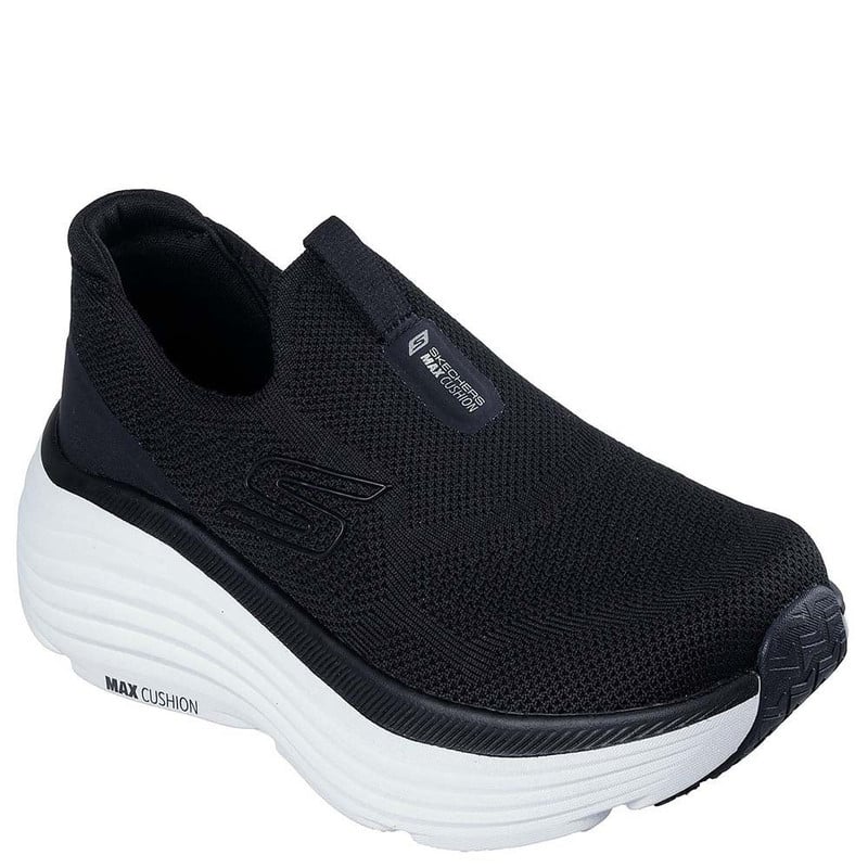 ZAPATILLAS SKECHERS MAX CUSHIONING 129481-BKW MUJER - 3