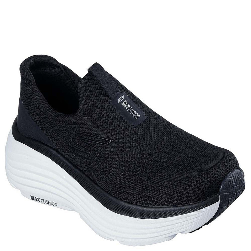 ZAPATILLAS SKECHERS MAX CUSHIONING 129481-BKW MUJER - 3