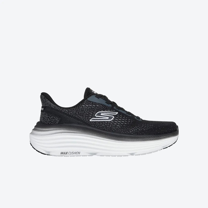 ZAPATILLAS SKECHERS MAX CUSHIONING 129479-BKW MUJER - 1