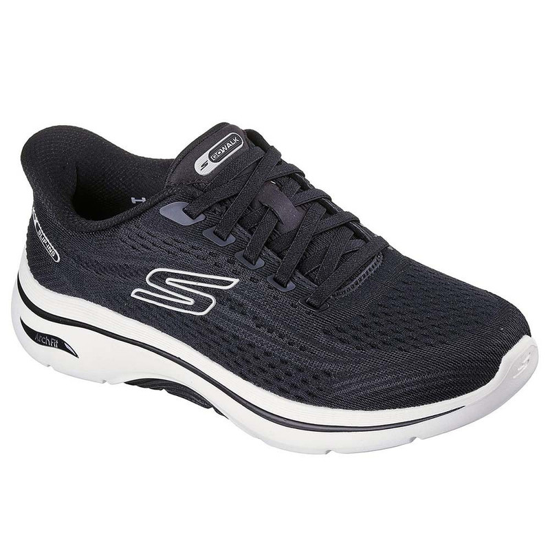 ZAPATILLAS SKECHERS GO WALK ARCH FIT 2.0 125342-BKW MUJER - 3