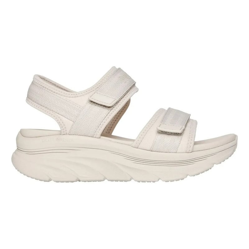 SANDALIAS SKECHERS D LUX WALKER 119823-NAT MUJER - 1