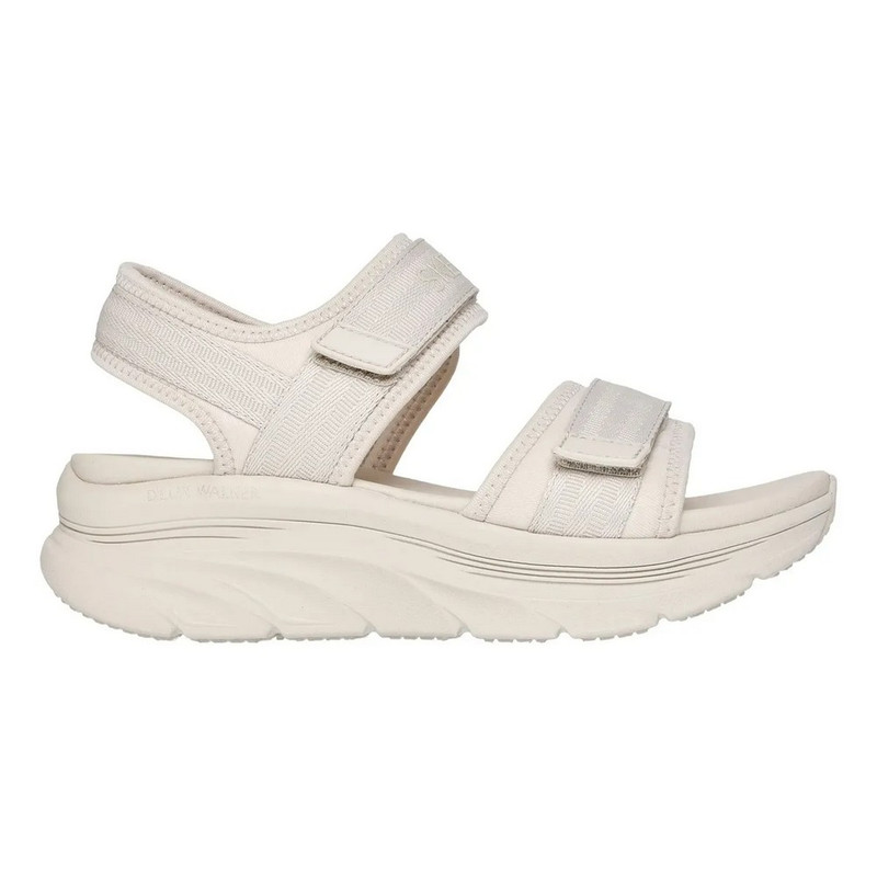 SANDALIAS SKECHERS D LUX WALKER 119823-NAT MUJER - 1