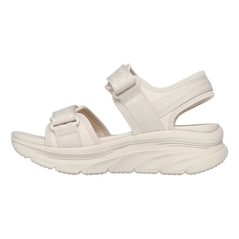 SANDALIAS SKECHERS D LUX WALKER 119823-NAT MUJER - 2