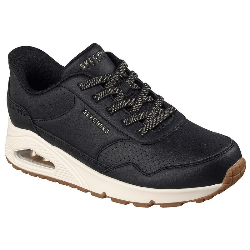 ZAPATILLAS SKECHERS UNO BANKSIA LUXE 177118-BLK MUJER - 3