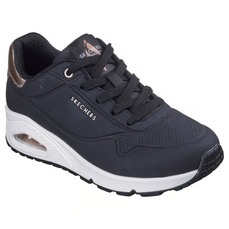 ZAPATILLAS SKECHERS UNO - GOLDEN AIR 177094-BLK MUJER - 3