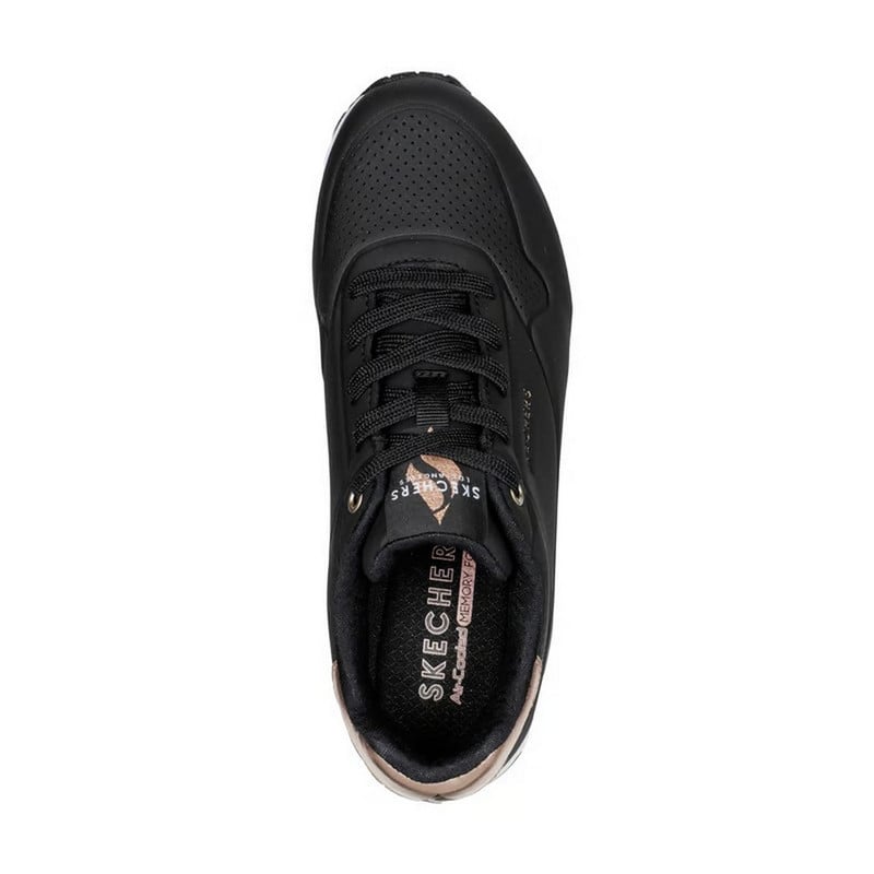 ZAPATILLAS SKECHERS UNO - GOLDEN AIR 177094-BLK MUJER - 4