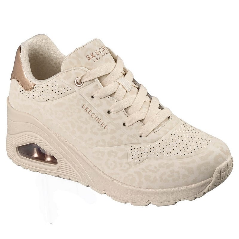 ZAPATILLAS SKECHERS UNO WEDGE SAFARI DAZE 177521-OFWT MUJER - 3