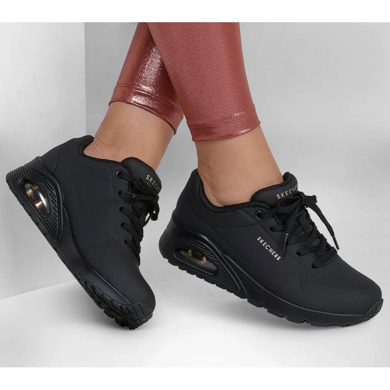 ZAPATILLAS SKECHERS STAND ON AIR 73690-BBK MUJER - 6
