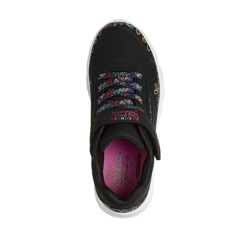 ZAPATILLAS SKECHERS JGOLDCROWN 314091L-BKMT NIÑAS - 4