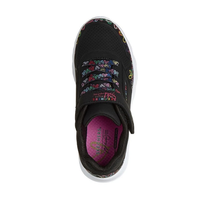 ZAPATILLAS SKECHERS JGOLDCROWN 314091L-BKMT NIÑAS - 4
