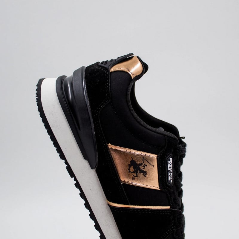 ZAPATILLAS BEVERLY HILLS POLO CLUB BIANCA BLANCA-BL-BLACK MUJER - 4