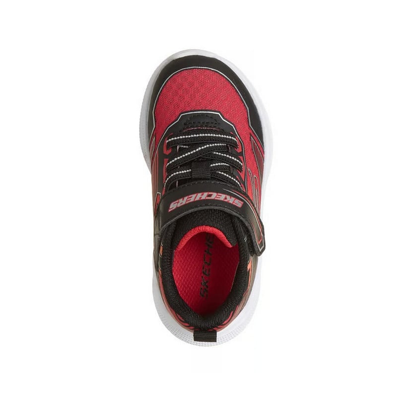 ZAPATILLAS SKECHERS MICROSPEC VELOCITY 404127N-BKRD NIÑOS - 4