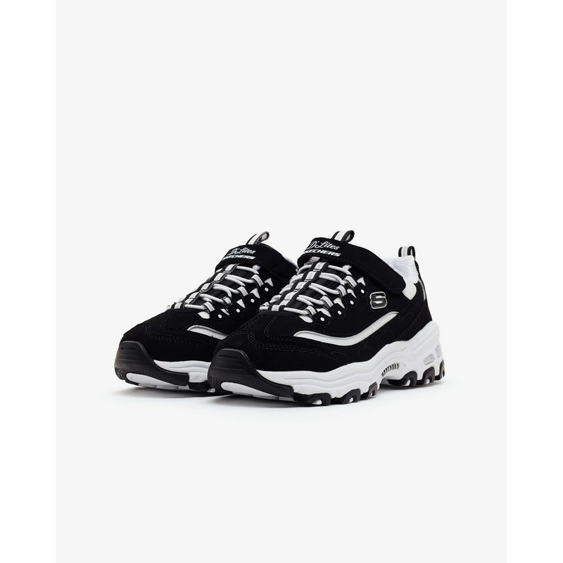 ZAPATILLAS SKECHERS D'LITES BIGGEST FAN 304154L-BKW NIÑAS - 3