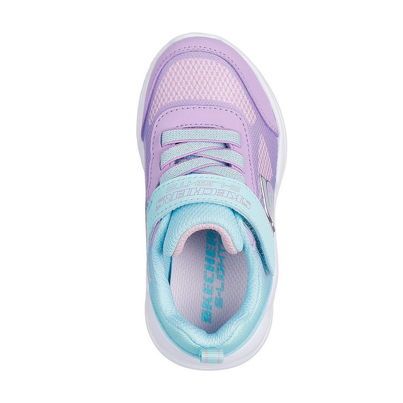 ZAPATILLAS SKECHERS GLOW OMBRE DELUXE 303714N-TQLV NIÑAS - 4