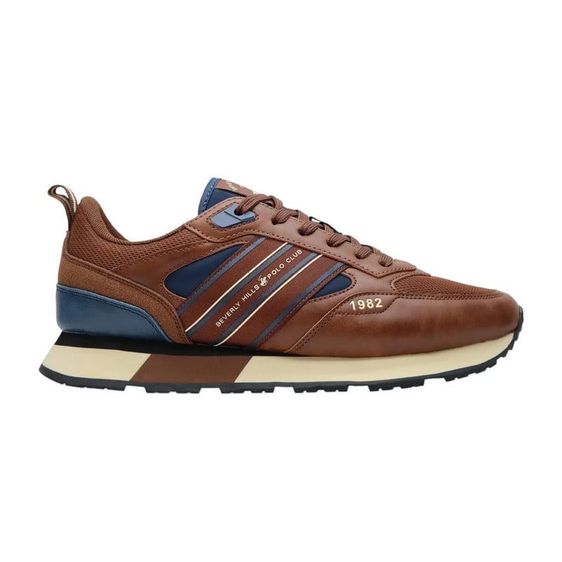ZAPATILLAS BEVERLY HILLS POLO CLUB DYLAN DYLAND-BR-BROWN HOMBRE - 1