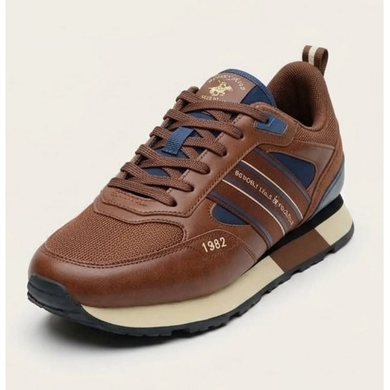 ZAPATILLAS BEVERLY HILLS POLO CLUB DYLAN DYLAND-BR-BROWN HOMBRE - 2