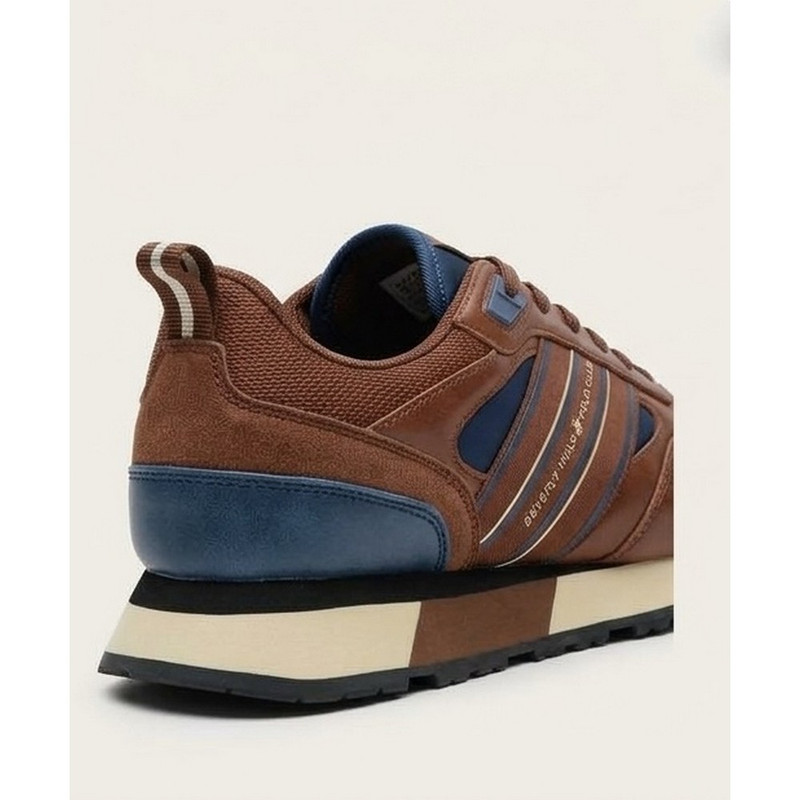 ZAPATILLAS BEVERLY HILLS POLO CLUB DYLAN DYLAND-BR-BROWN HOMBRE - 4