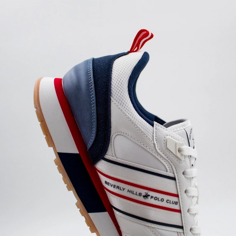 ZAPATILLAS BEVERLY HILLS POLO CLUB DYLAN DYLAND-WH-WHITE HOMBRE - 4