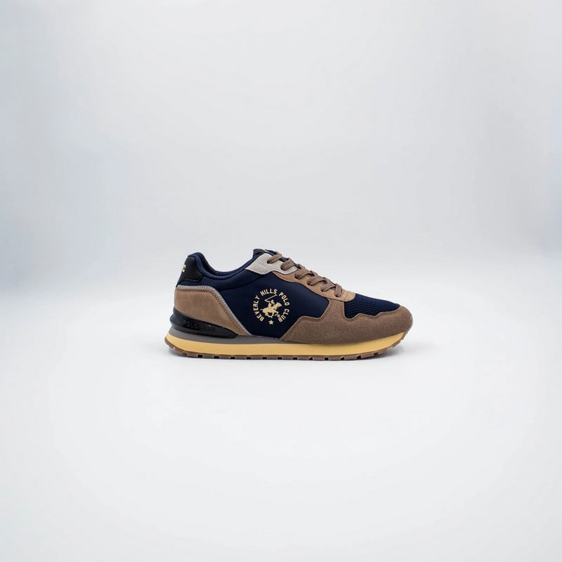 ZAPATILLAS BEVERLY HILLS POLO CLUB GAINS GAINS-NAVY-BROWN HOMBRE - 1