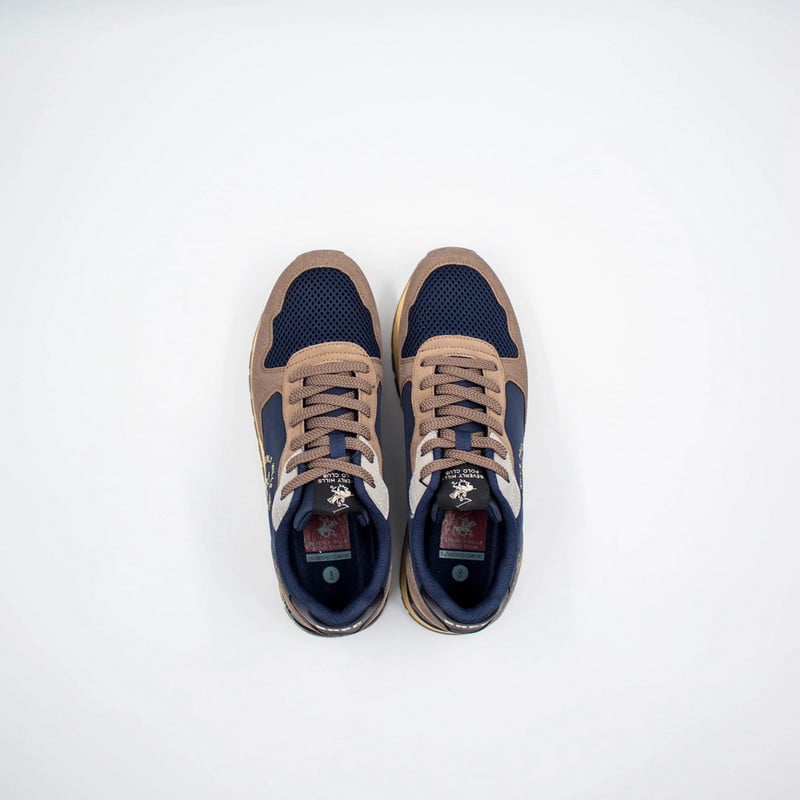 ZAPATILLAS BEVERLY HILLS POLO CLUB GAINS GAINS-NAVY-BROWN HOMBRE - 3
