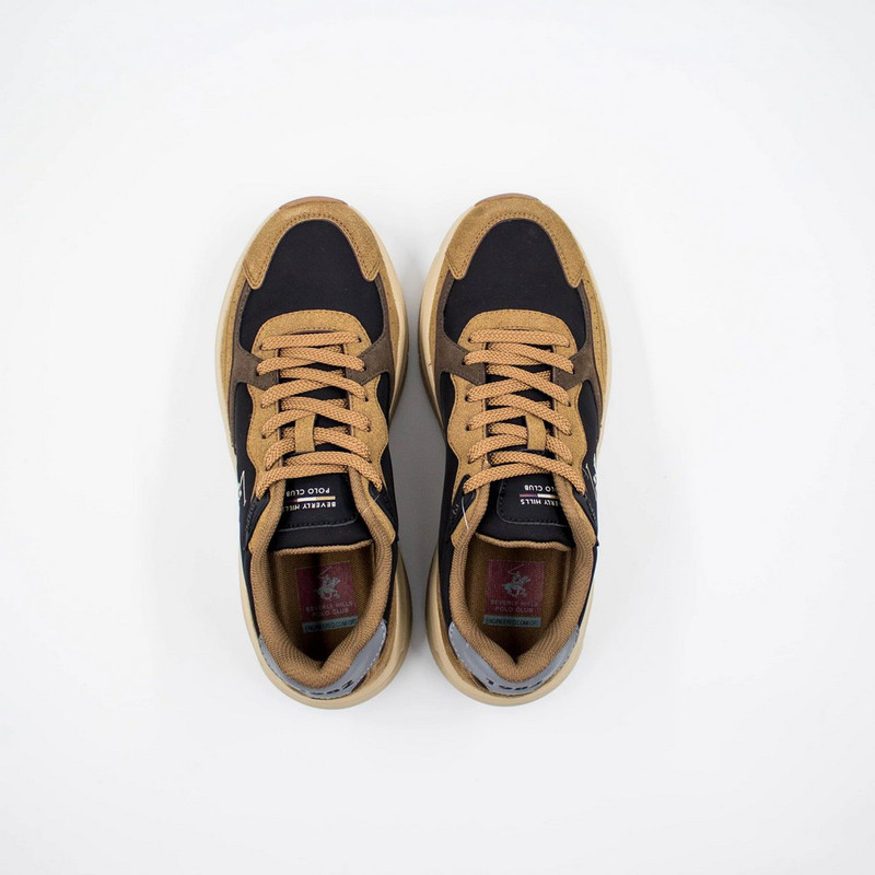 ZAPATILLAS BEVERLY HILLS POLO CLUB CAFÉ CAFE-BROWN HOMBRE - 3