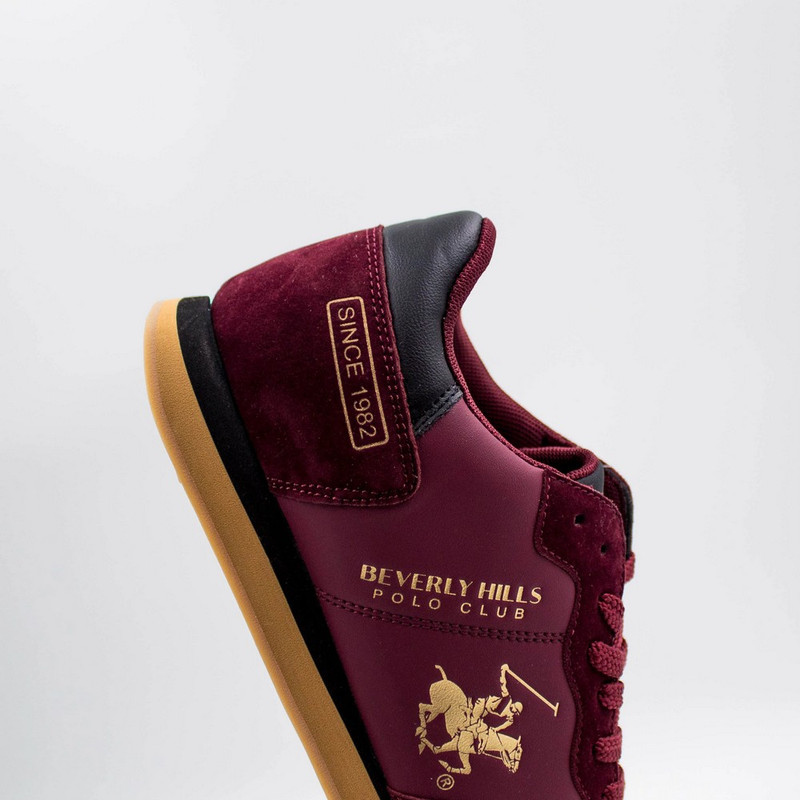 ZAPATILLAS BEVERLY HILLS POLO CLUB PHILIPE PHILIPE-BURGUNDY HOMBRE - 4