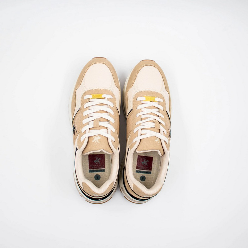 ZAPATILLAS BEVERLY HILLS POLO CLUB OCTANE OCTANE-BEIGE HOMBRE - 3