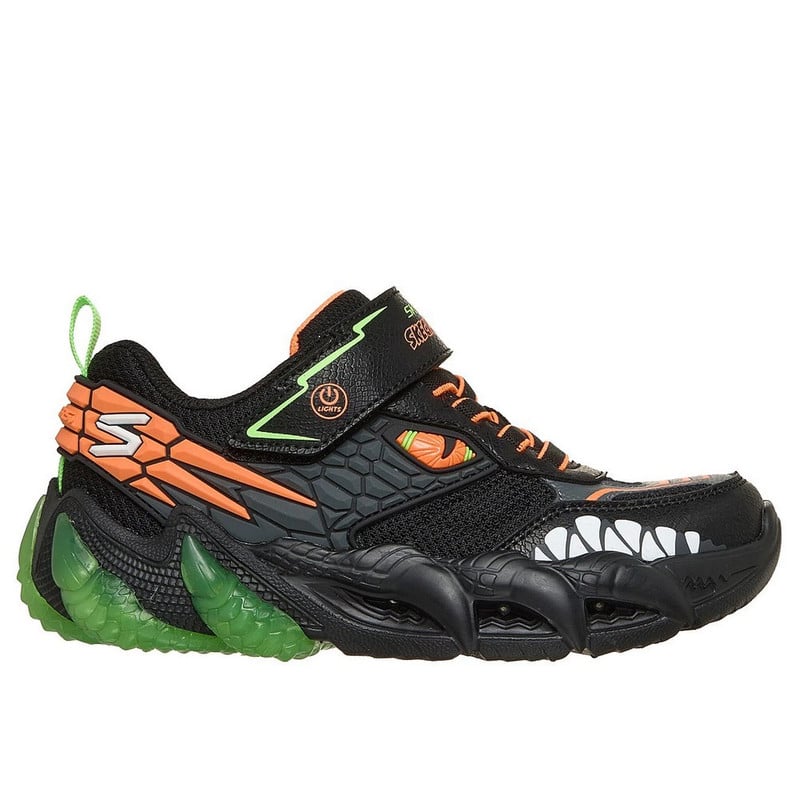 ZAPATILLAS SKECHERS SAURUS LIGHTS 3.0 400175L-BKLM NIÑOS - 1