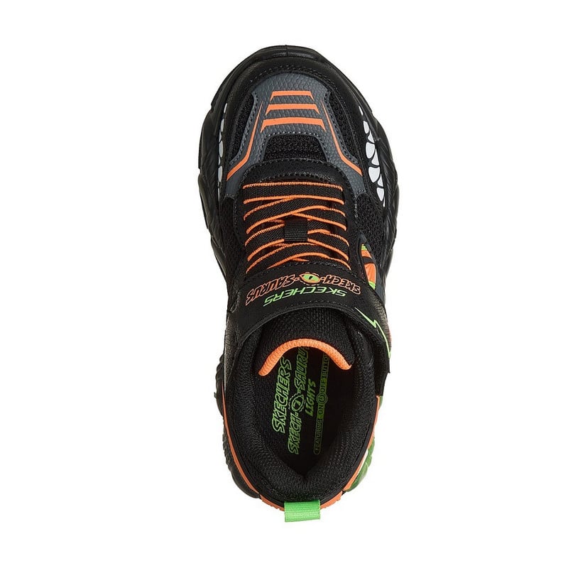 ZAPATILLAS SKECHERS SAURUS LIGHTS 3.0 400175L-BKLM NIÑOS - 3