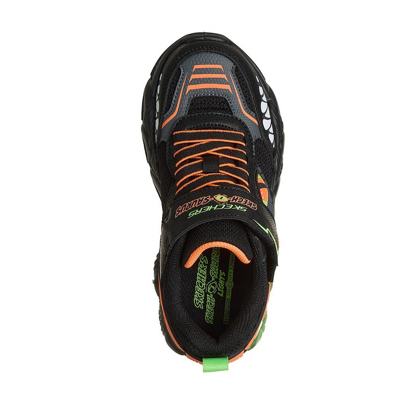 ZAPATILLAS SKECHERS SAURUS LIGHTS 3.0 400175L-BKLM NIÑOS - 3