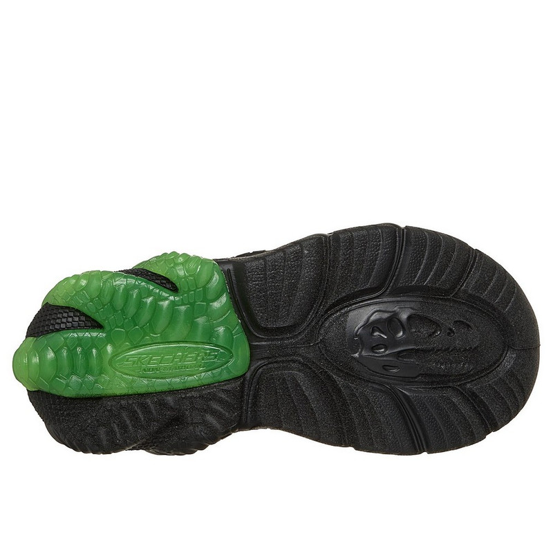 ZAPATILLAS SKECHERS SAURUS LIGHTS 3.0 400175L-BKLM NIÑOS - 4