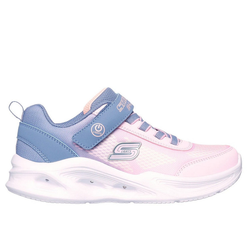 ZAPATILLAS SKECHERS GLOW OMBRE DELUXE 303714L-GYLP NIÑAS - 1