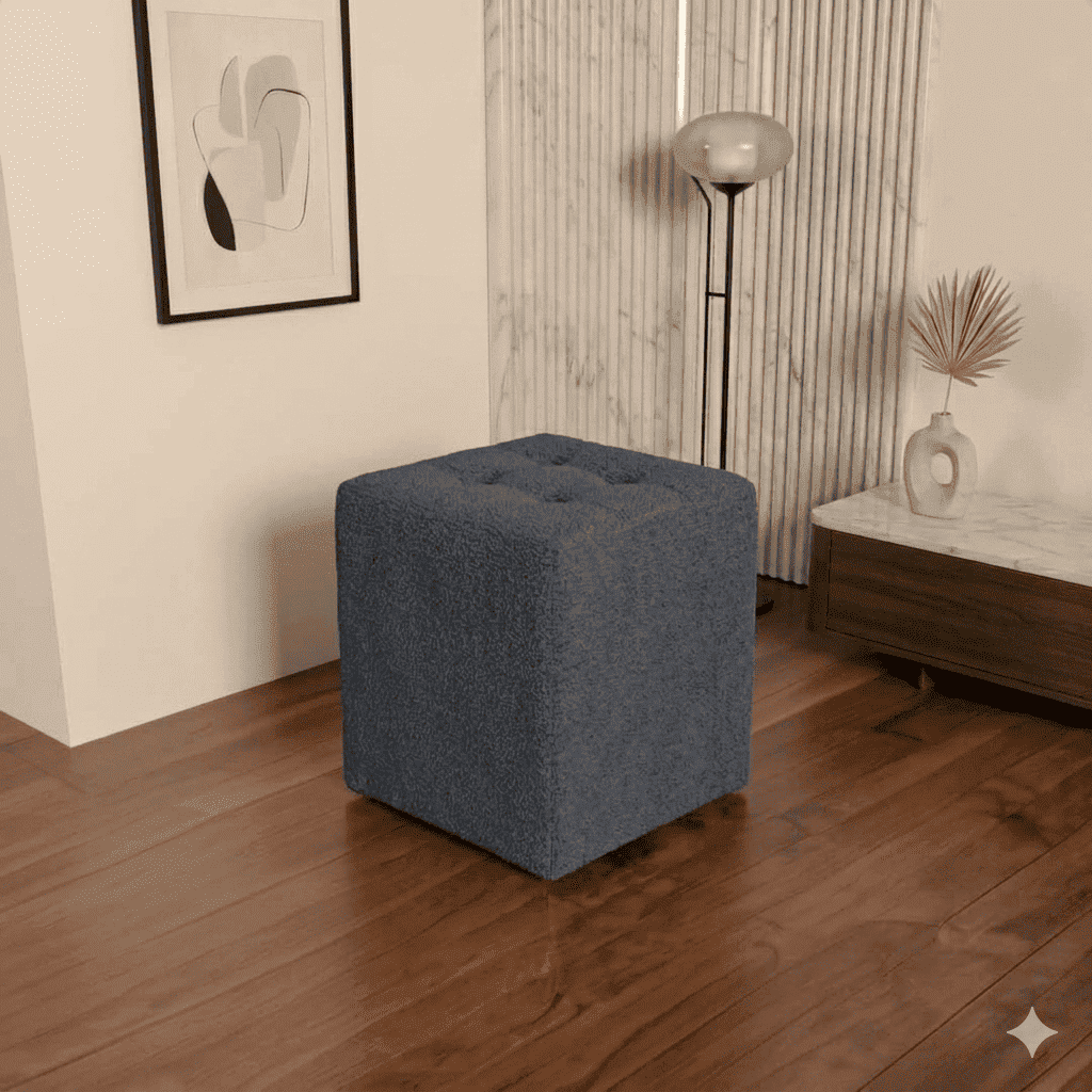 PUFF MARRUECOS COLOR GRIS OSCURO - 1