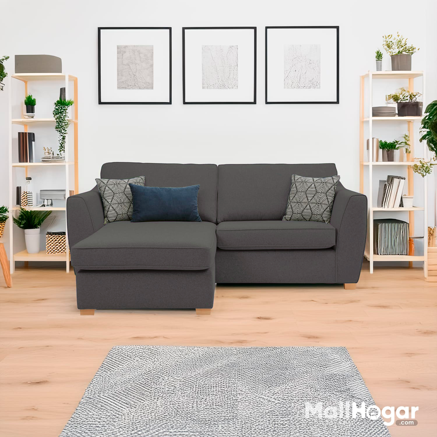SECCIONAL MALLHOGAR SMART ZEN INTERCAMBIABLE - 1
