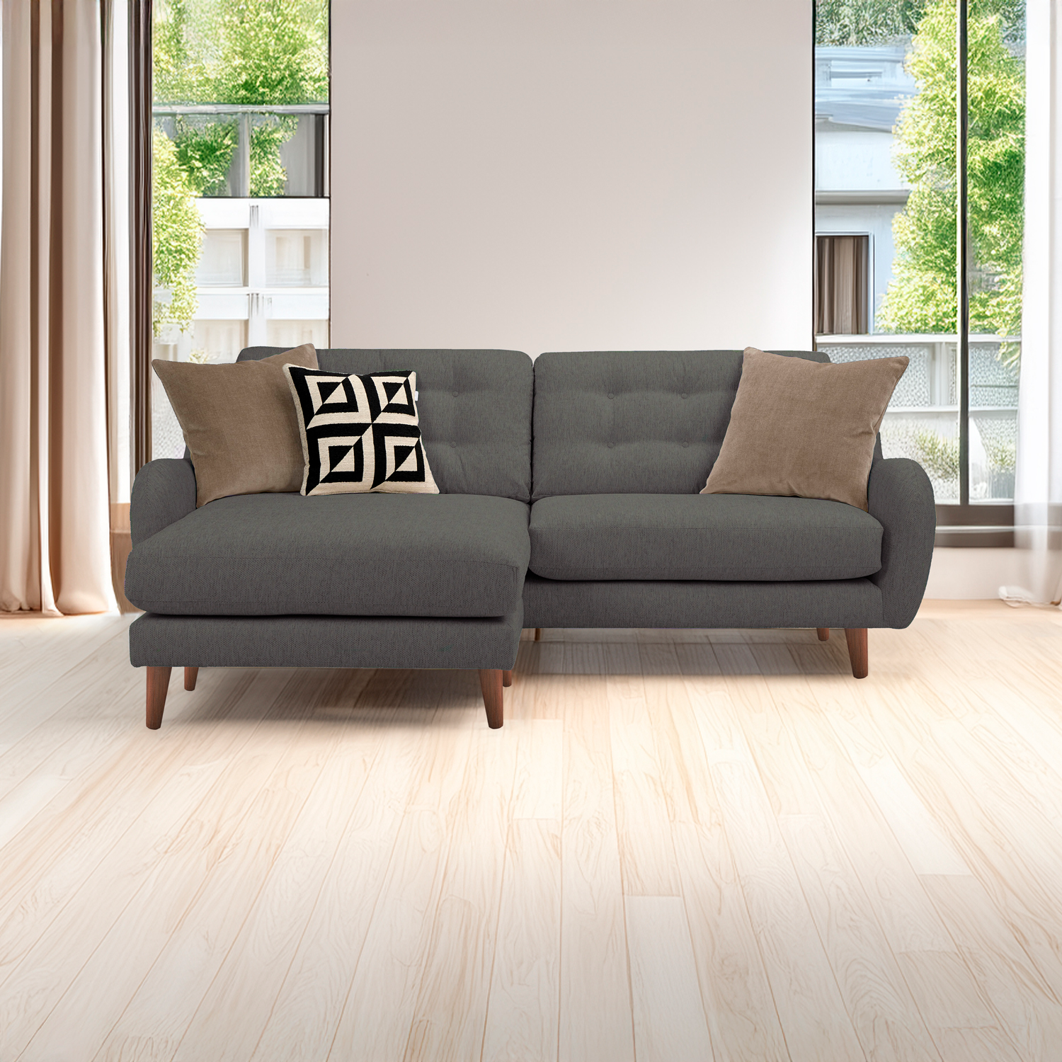 SECCIONAL MALLHOGAR SMART ELEGANCE INTERCAMBIABLE - 1