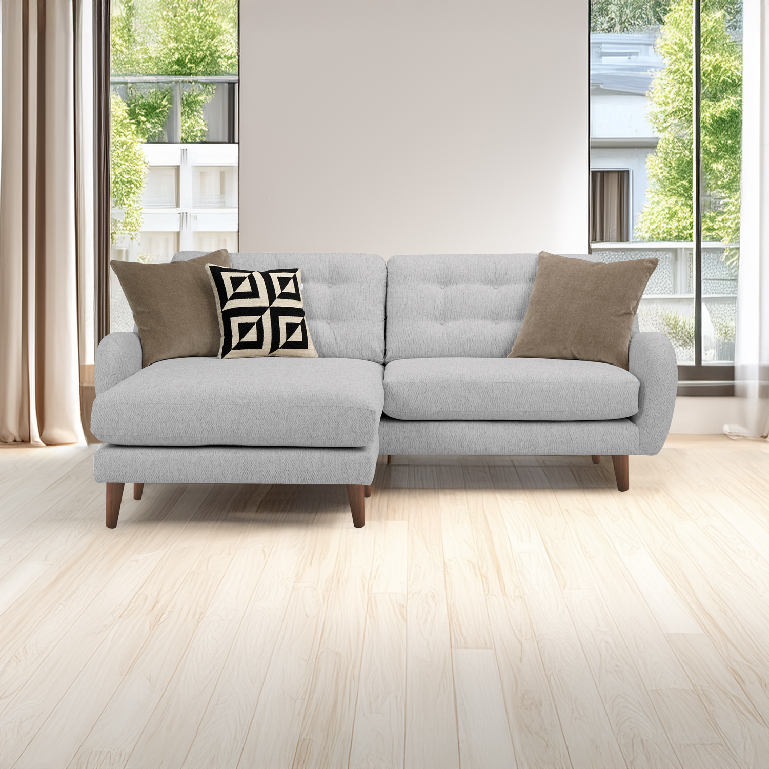SECCIONAL MALLHOGAR SMART ELEGANCE INTERCAMBIABLE - 1