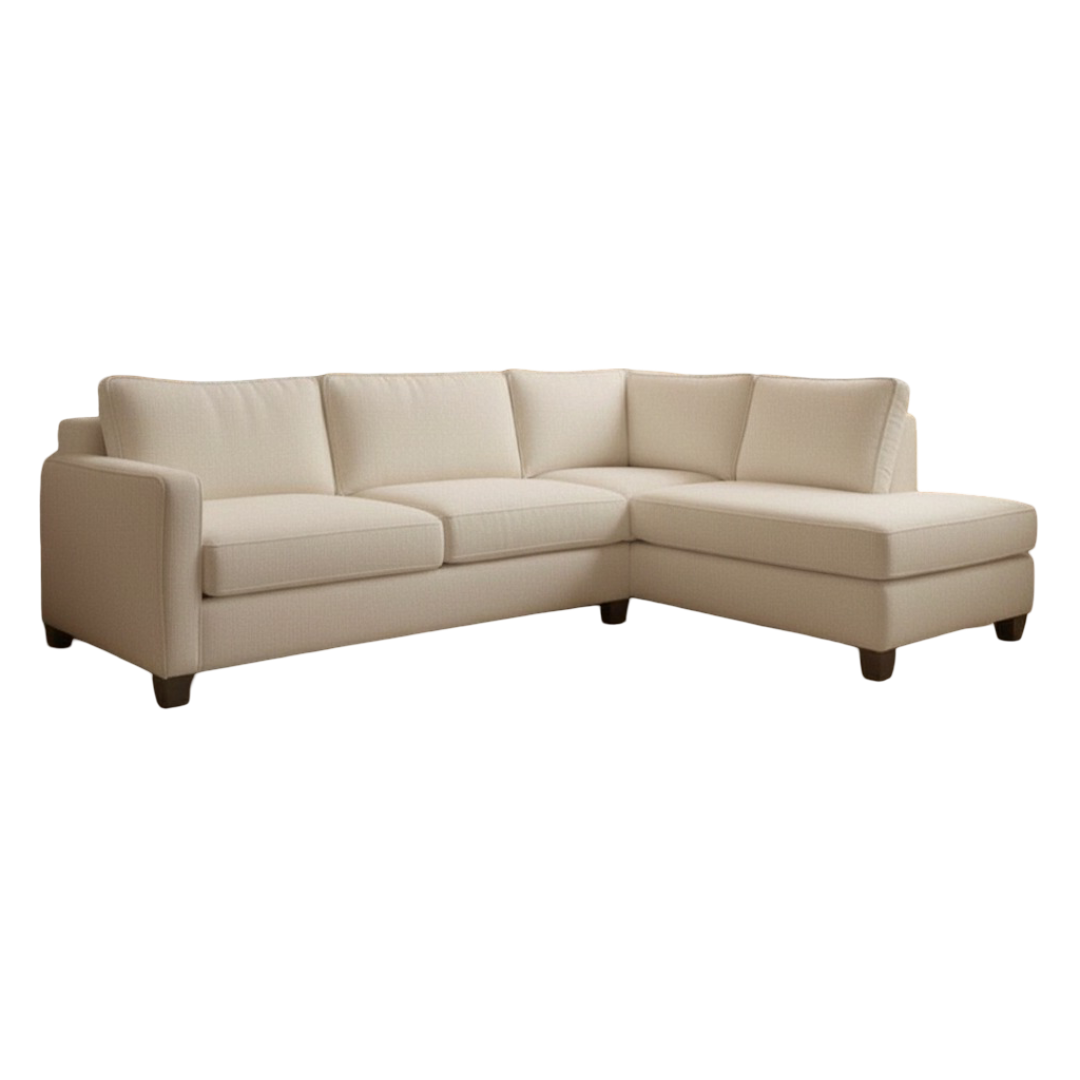 SECCIONAL MALLHOGAR NOVA DERECHO BEIGE CLARO - 2