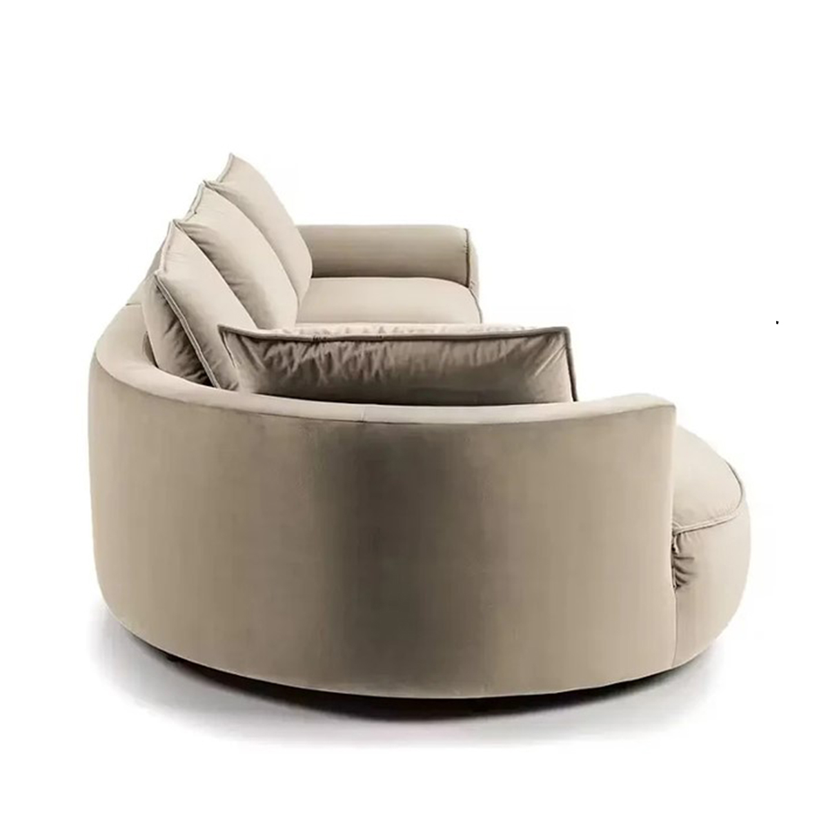 SOFÁ CURVO SORA BEIGE - 4