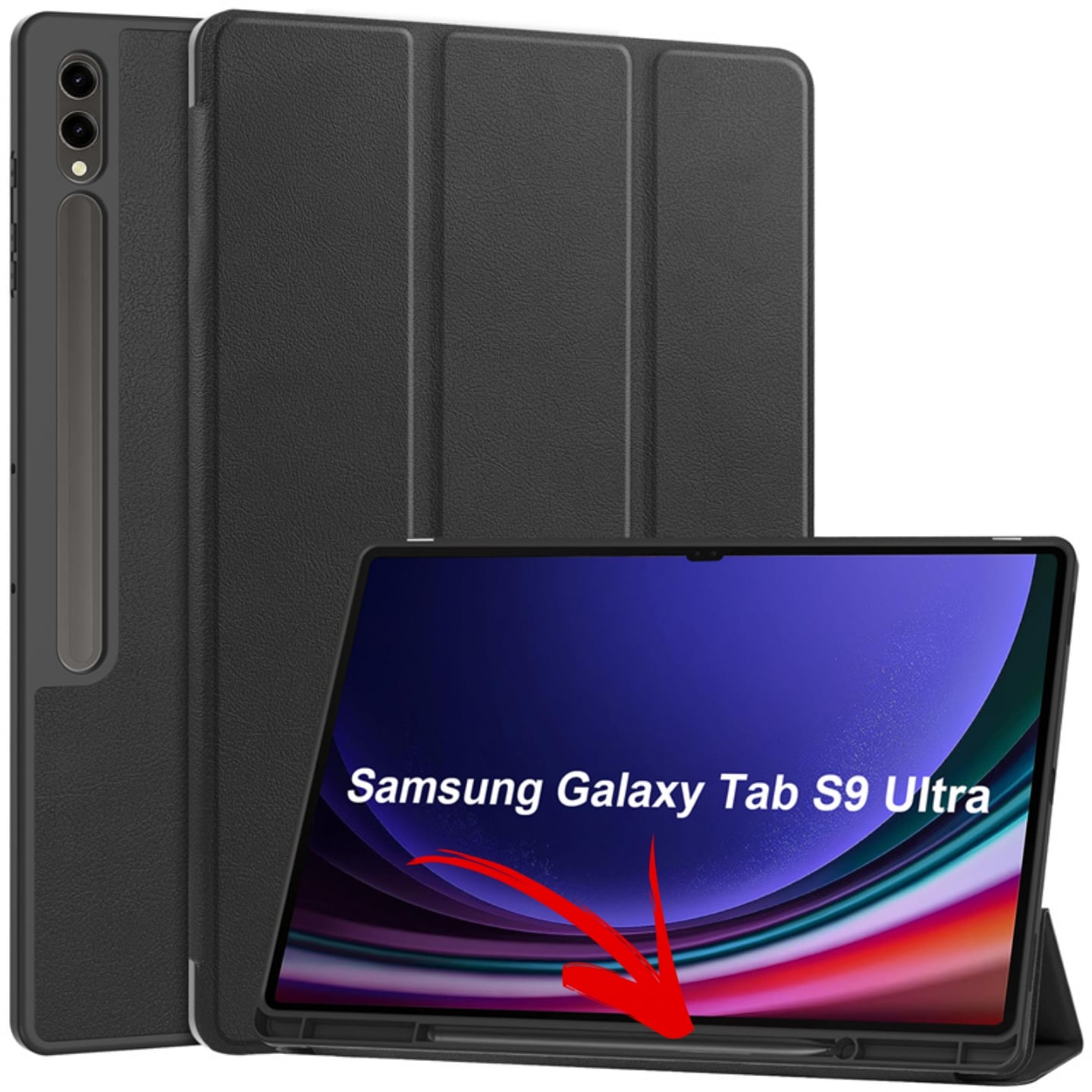 FUNDA CASE PARA SAMSUNG GALAXY TAB S9 ULTRA 2023 - PORTA S PEN - 1