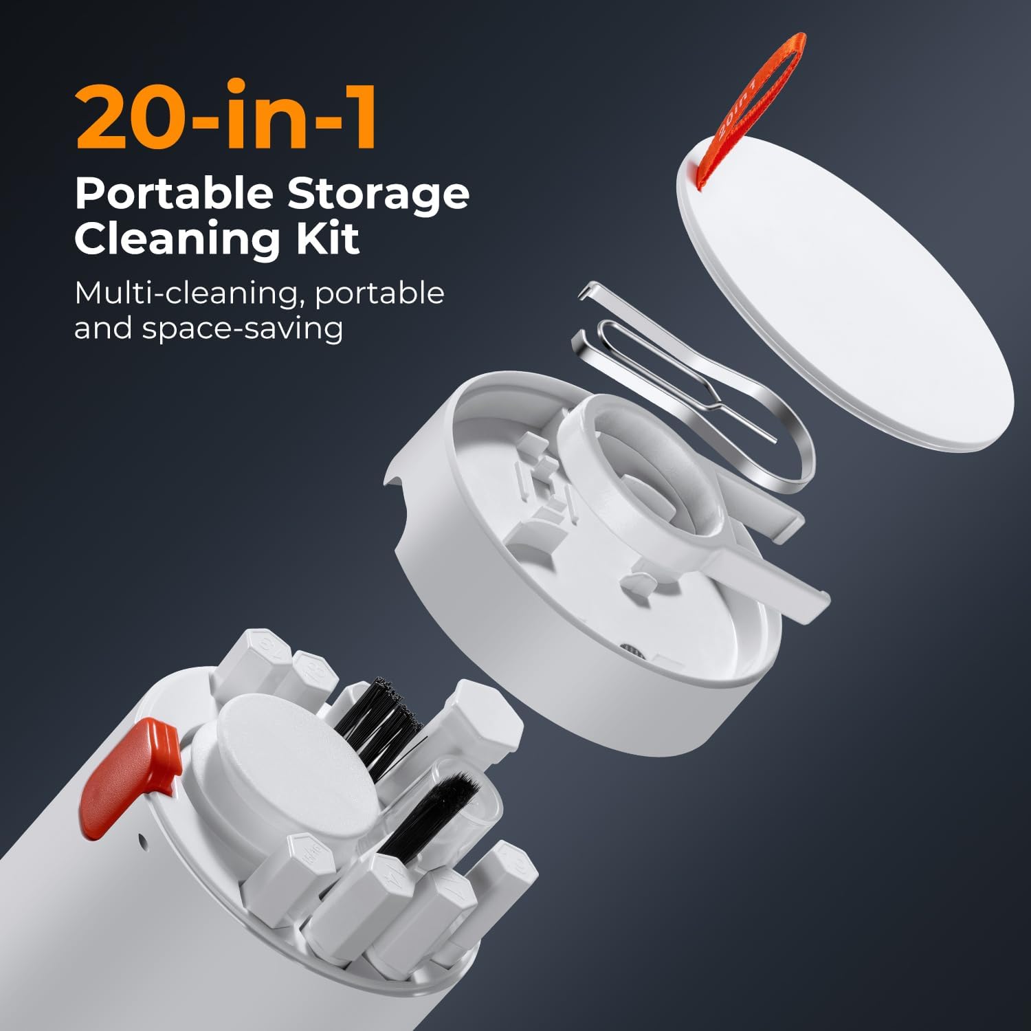 KIT DE LIMPIEZA PORTÁTIL 20 EN 1 PARA CELULAR LAPTOP TABLET - 4