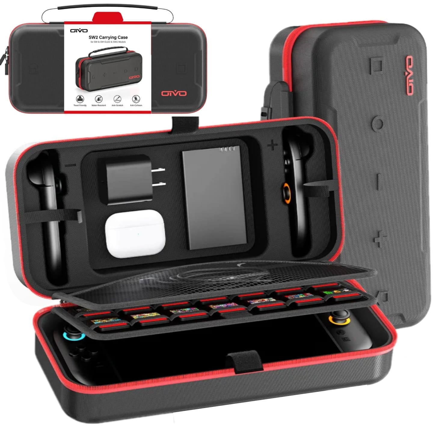 MINI MALETA FUNDA PARA NINTENDO SWITCH 2 ESTUCHE CASE IMPERMEABLE - 1