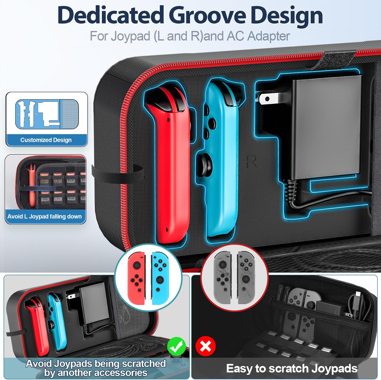 MINI MALETA FUNDA PARA NINTENDO SWITCH OLED ESTUCHE CASE IMPERMEABLE - 3