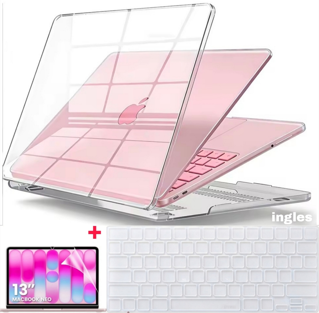 KIT CASE MACBOOK NEO 13 A3404 CON PROTECTOR TECLADO INGLÉS 256GB - 1
