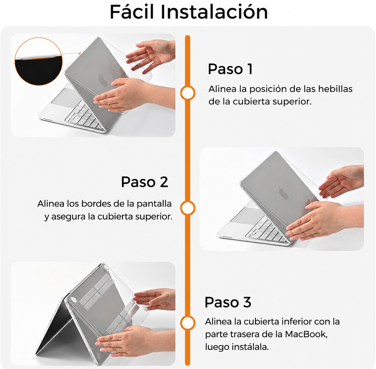 KIT CASE MACBOOK NEO 13 A3404 CON PROTECTOR TECLADO INGLÉS 512GB - 5