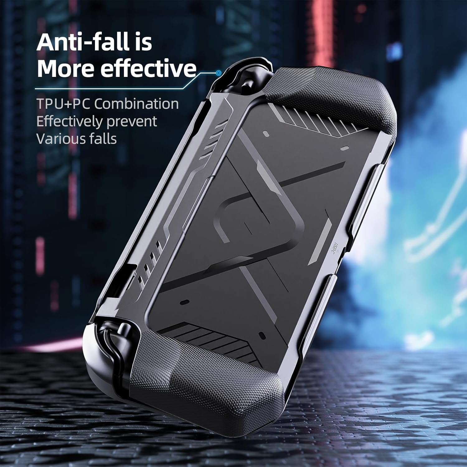 FUNDA RÍGIDA GRIP CASE PARA SWITCH 2 TPU CON CUBIERTA ANTIPOLVO - 6