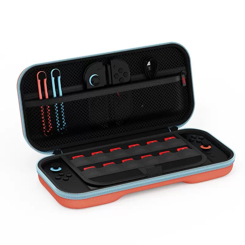 ESTUCHE CASE RÍGIDO PREMIUM NINTENDO SWITCH 2 - NARANJA - 4